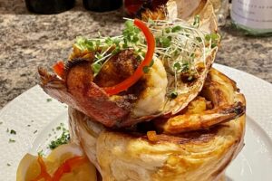 Green Chile Seafood En Croute