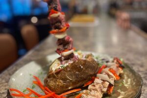 Wagyu and Tuna Skewers